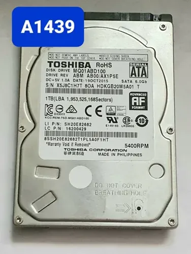 Placa Logica 1 Tb Mq01abd100 - Ax1p5e - Cod. A1439
