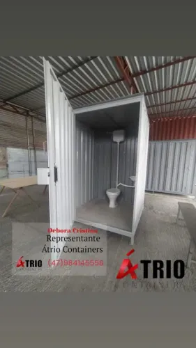 Containers canteiro de obra banheiro, almoxarifado 