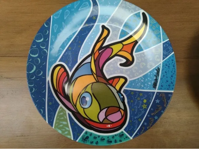 SPOLETO - Prato de coleção em porcelana decorado