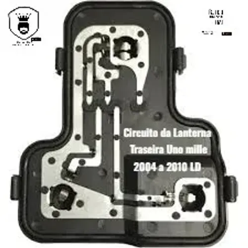 Circuito da lanterna do Uno Mille semi nova original 2004 a 2010 ld