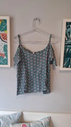 Camiseta ciganinha estampada