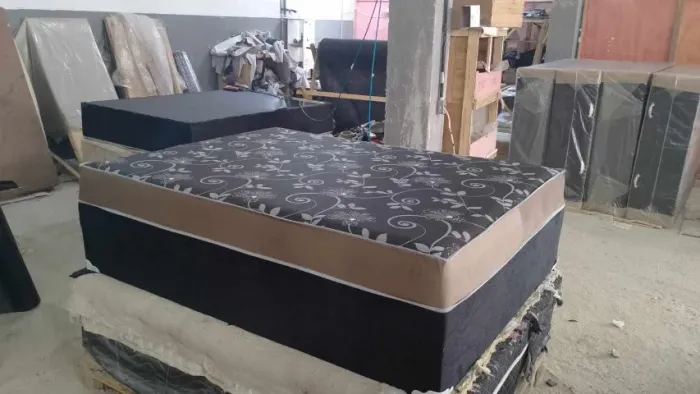 Cama Box com Colchão Conjugado NOVA e Macia - Direto da Fábrica