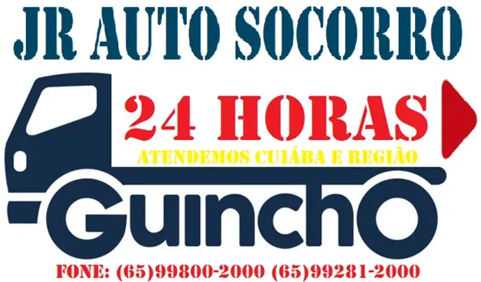 Jr Auto Parts oferece Guincho Rápido em Cuiabá 24hs