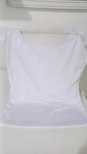 Blusa Feminina Decote Canoa Poliester Sublimação - Lote com 3 unidades