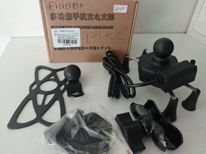 Suporte para celular universal para moto e bicicleta novo