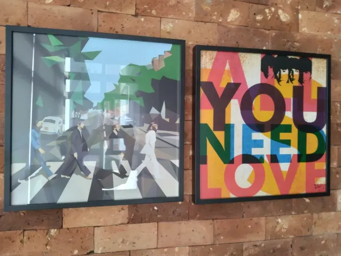 Quadros Decorativos Beatles - All You Need Is Love