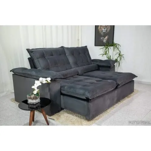 Sofá Retrátil Reclinável 2.00m Emanuelly !! Rf18818m