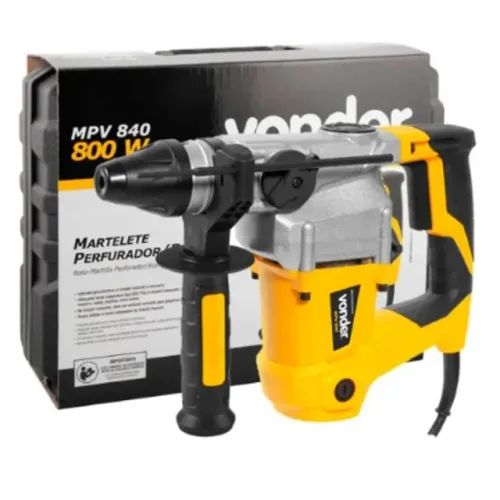 Martelete Perfurador Rompedor Tipo Sds Plus 800w 4,0J Vonder