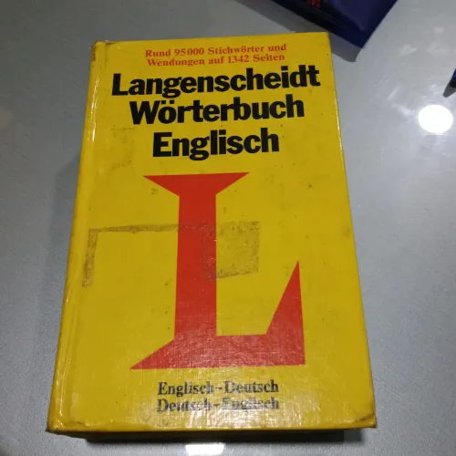 Dicionário inglês alemão inglês