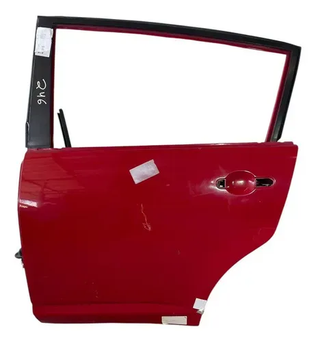 Porta Nissan Tiida 2012/2015 Traseira Esquerda Vermelha