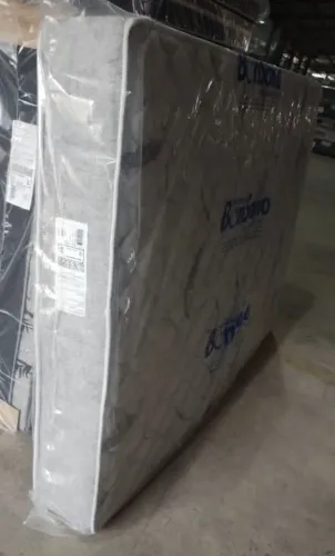 Colchão  casal Bon Sono D.65 Max Firme Ortopédico 100%espuma dupla face tecido malha fria 