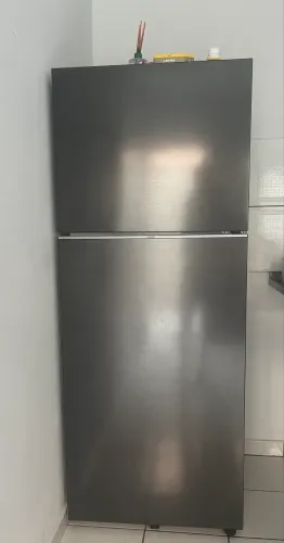 Geladeira Samsung 411 litros inox smart semi nova