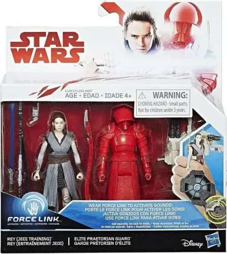 Boneco Star Wars Rey (treinamento Jedi) Com Elite Hasbro