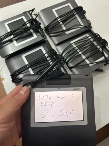 Lote com 5 Tablets de Assinatura Wacom STU-530