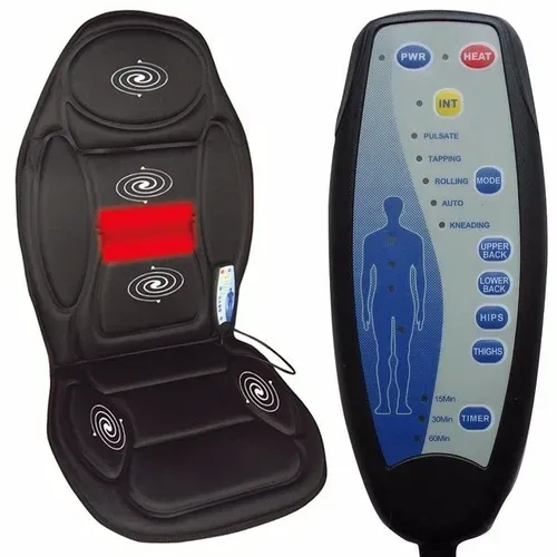 Novo, Entrego, Assento Massageador Hometrends, 5 Motores, Aquecimento e Vibração, Controle