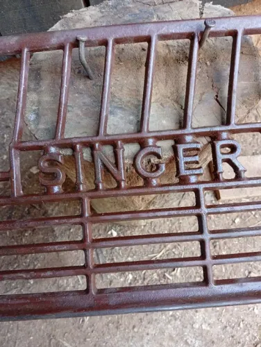 Placa Decorativa Singer - Retro