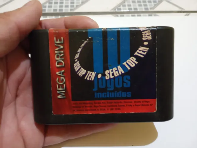 Mega drive -Sega Top Ten - Mega Drive- da Tectoy
