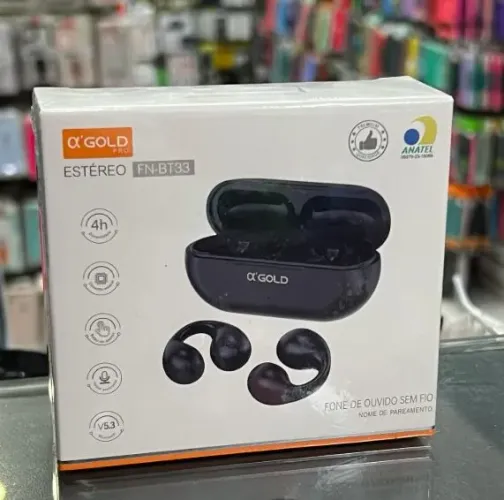 Fone de Ouvido Bluetooth Estéreo O'Gold FN-BT33 - Sem Fio