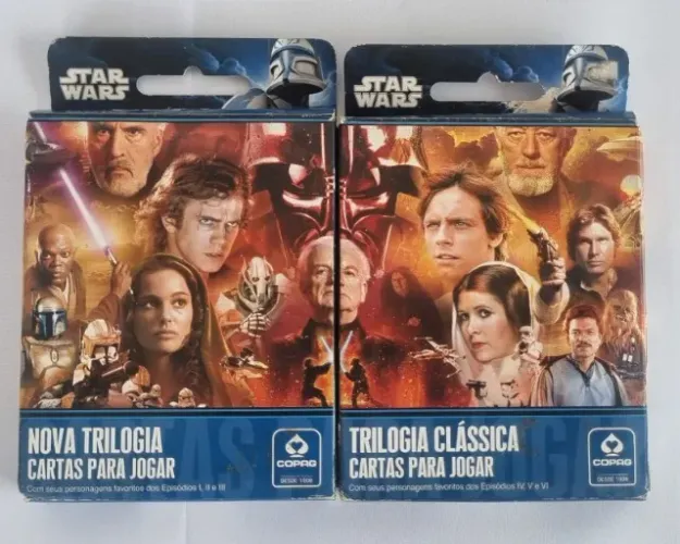 Jogo de Baralho - Star Wars - Trilogia Clássica e Nova Trilogia - Copag