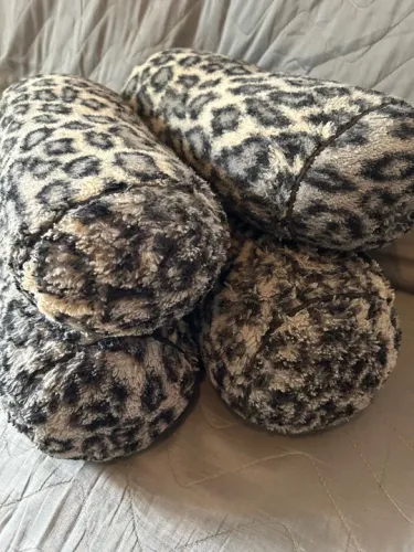 Almofadas Decorativas Pelúcia Leopardo