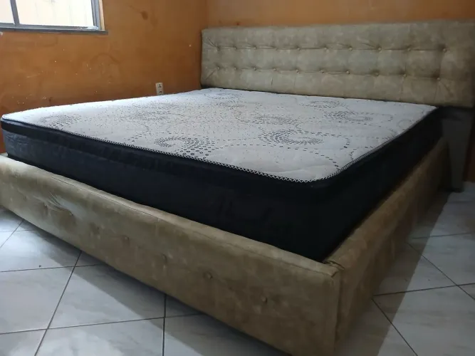 Base e Cabeceira de Cama King 
