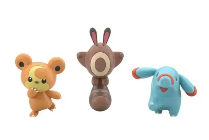 Pokemon Scale World Johto Region Phanpy Teddiursa Senret