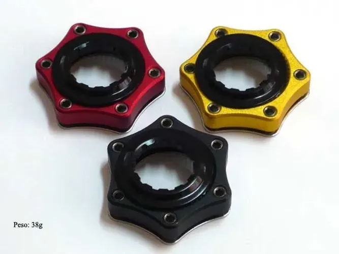 BICICLETA MTB - FIXA - GRAVEL - ADAPTADOR MOB CENTER LOCK p/ DICO DE 6 FUROS