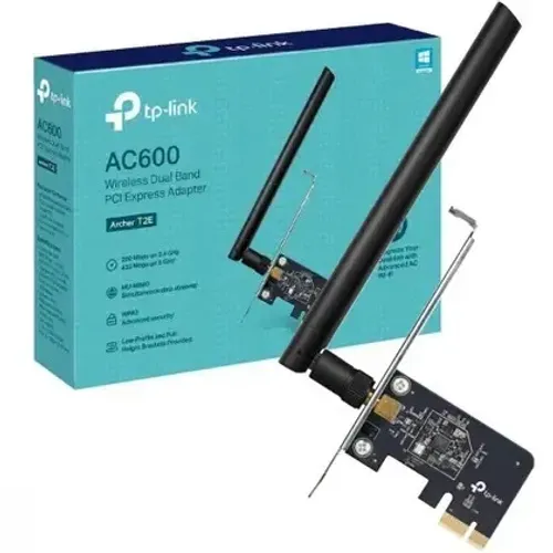 Adaptador Tp-link Pcie Wi-fi 5 AC600 Archer T2E Dual Band - Coimbra Computadores Entrega