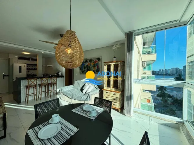 Apartamento beira-mar com vista Pitangueiras Guarujá