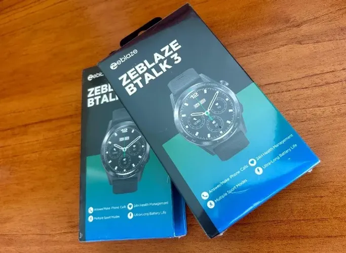 Zeblaze-btalk 3 Smartwatch Ultra Hd Tela Ips Preto