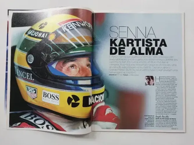 Ayrton Senna no Kart - Revista Racing