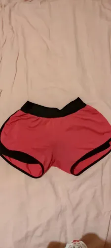 Short de corrida feminino rosa