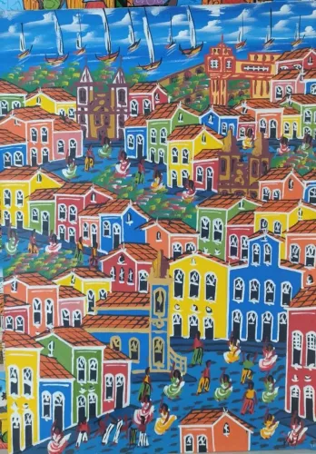 Telas originais da Bahia salvador medida 70x50 