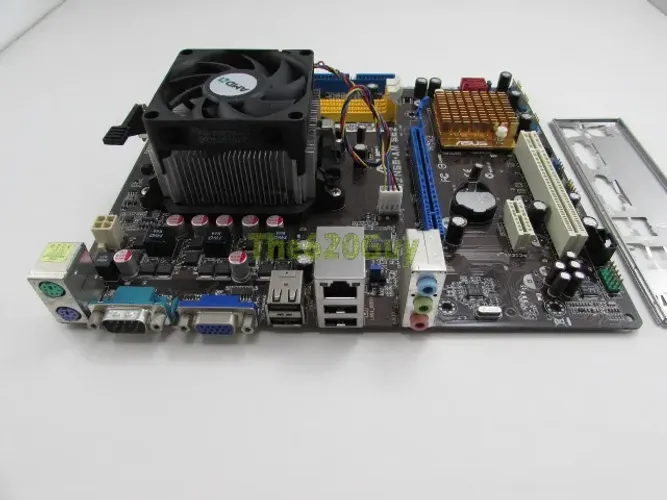 Placa mãe Asus M2N68-AM SE2 + Processador AMD semprom 140 processor+ cooler 