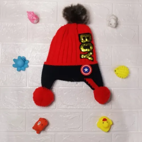 Touca Gorro Infantil Capitão America