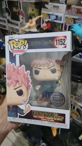 Funko Pop! Jujutsu Kaisen Yuji Itadori com Sukuna Mouth