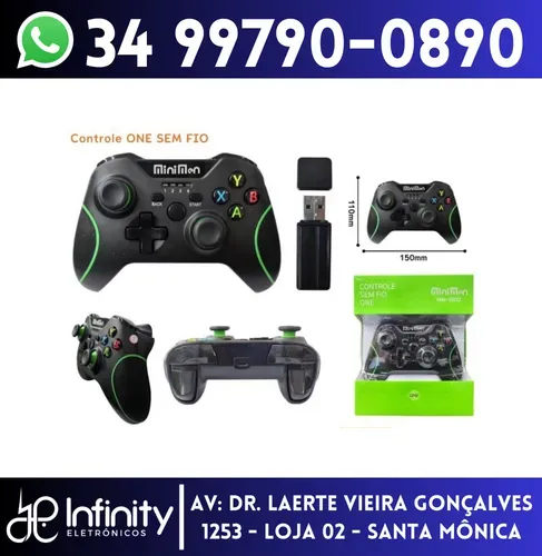 Controle Sem Fio Para XBOX ONE PC E NOTEBOOK