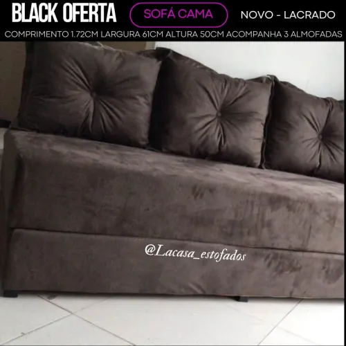 Bicama sofá cama 3 em 1 - novo lacrado 