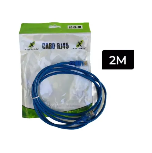 Cabo de Rede RJ45 2 Metros X-Cell