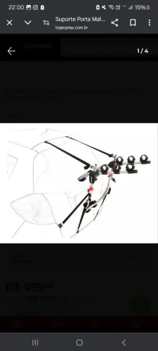 Suporte para Bicicleta Transbike Eqmax Zx