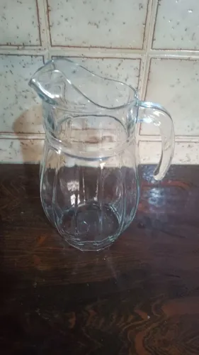Jarra de vidro transparente 1.650 ml, Dance Pasabahce, para água, sucos e outros