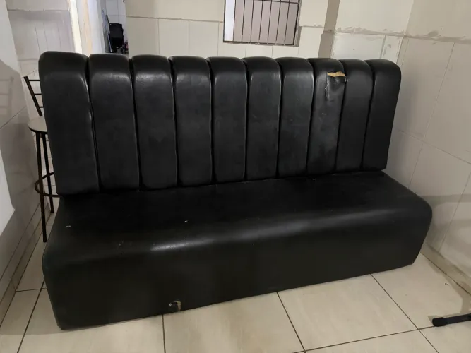 Sofá de barbearia 