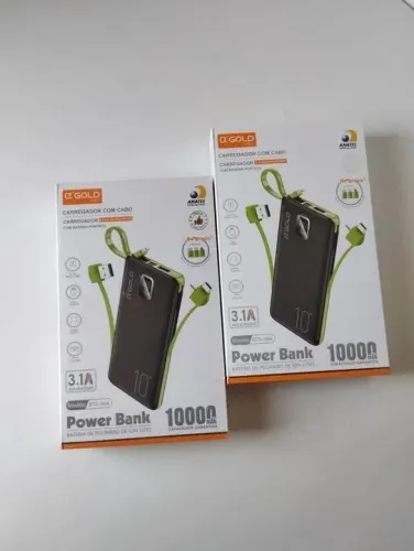 Power Bank 10000 mAh CGOLD - Novo