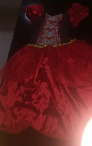 Fantasia Rainha de Copas Infantil