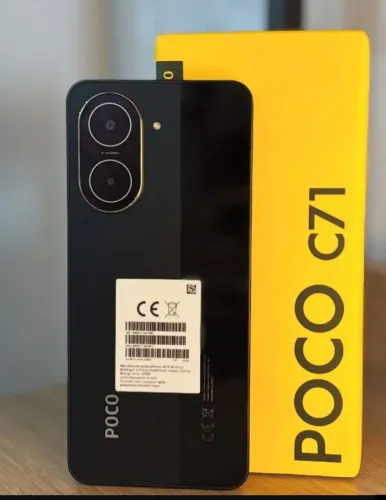 Smartphone Xiaomi Poco C71 64GB - Preto ** Novo com Garantia