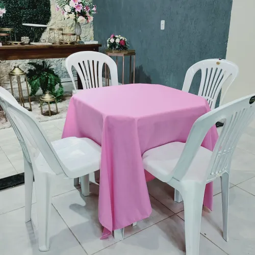 Aluguel de jogos de mesas, toalhas, tampões e Cx. Térmica