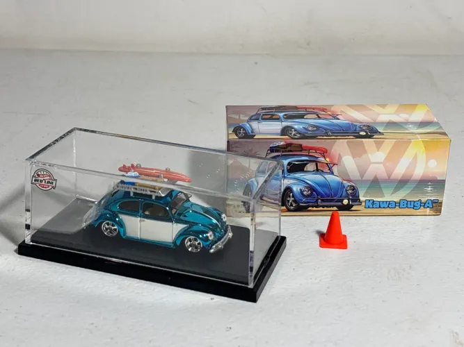 Raro fusca Hot Wheels RLC Exclusive Kawa-Bug-A Volkswagen Beetle.
