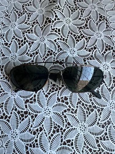 Óculos de Sol Anos 90 Vintage Aviador Preto