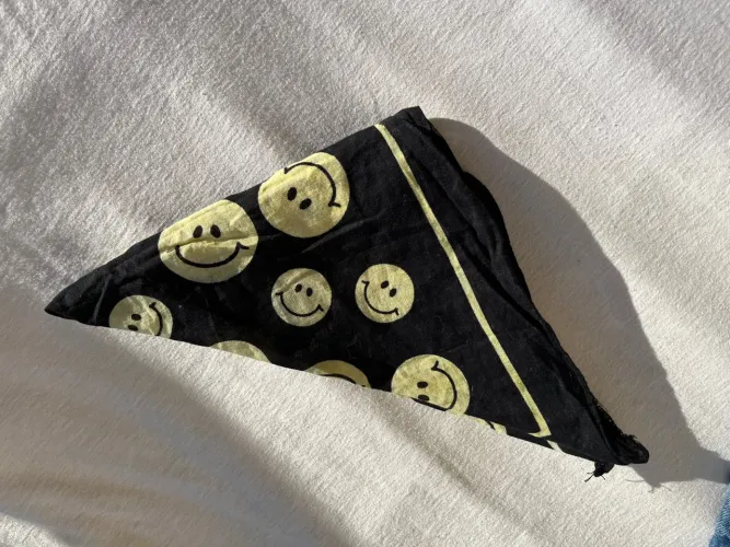 Lenço bandana smile face