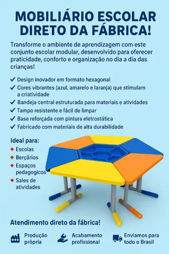 Mobiliário Escolar Direto da Fábrica!
